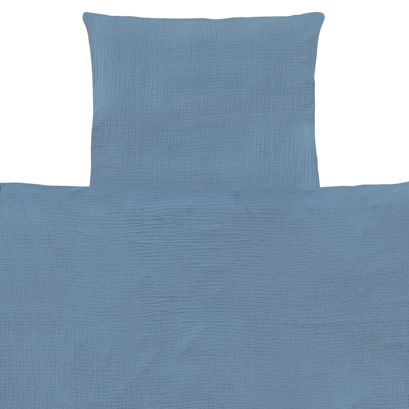 Bedding Muslin Dusty Blue 135x200cm