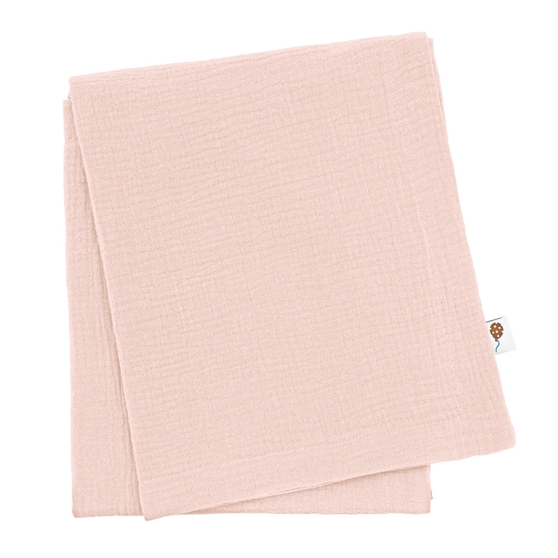 Blanket Muslin Powder Pink 80x100cm