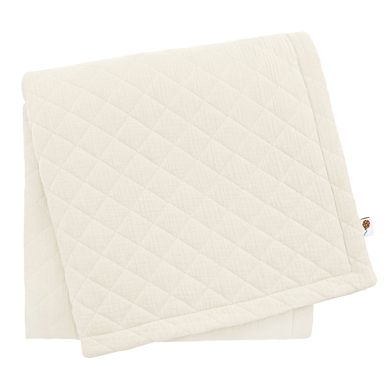 Play Mat Quilted Cream 120x120cm