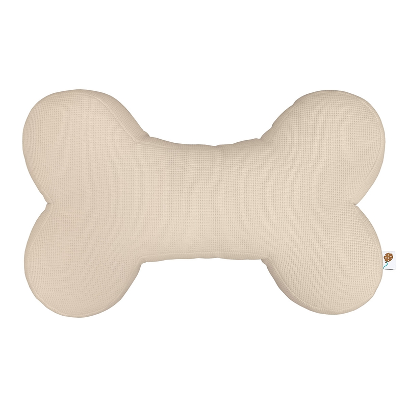 Cushion Bone Piqué Beige 42cm