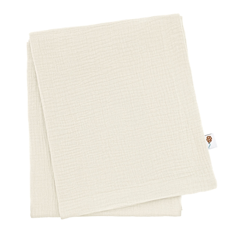 Blanket Muslin Cream 80x100cm