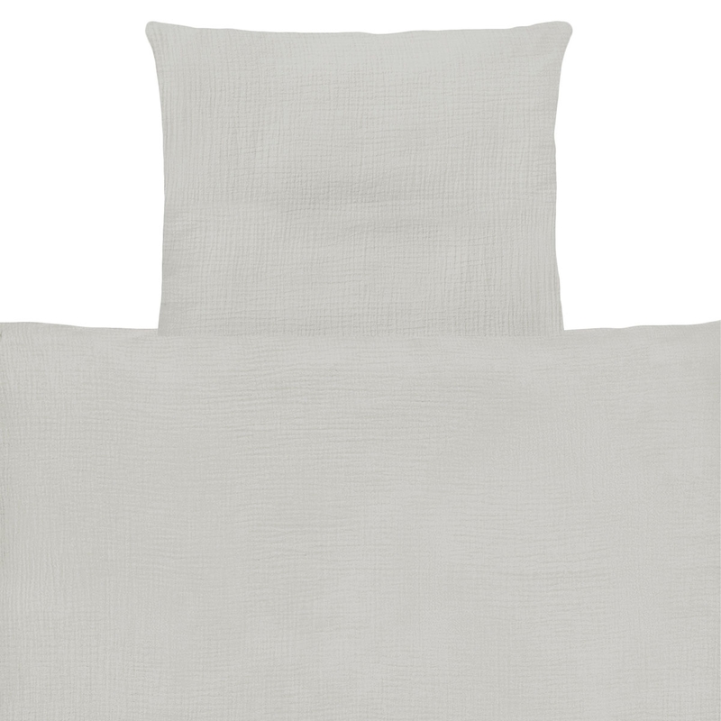 Organic Bedding Muslin Light Grey 135x200cm