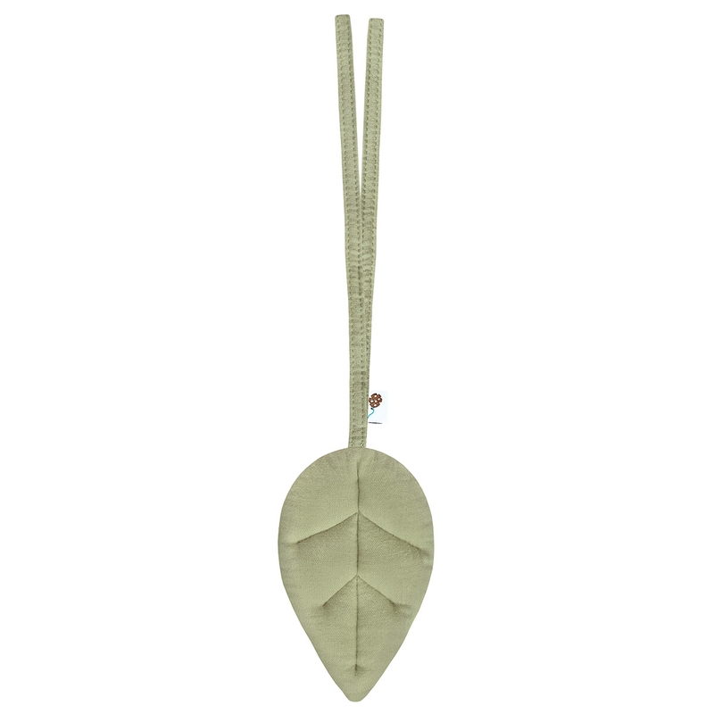 Hanging Decor &#039;Leaf&#039; Muslin Light Green 12cm