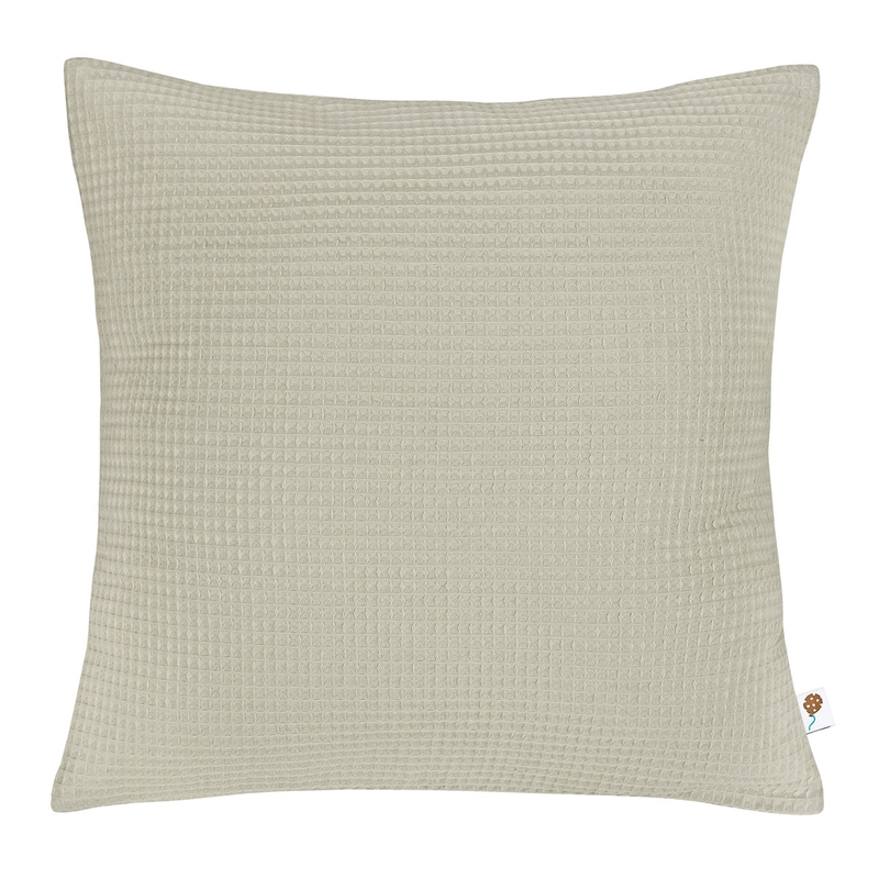 Pillowcase Waffle Piqué Light Green 50x50cm