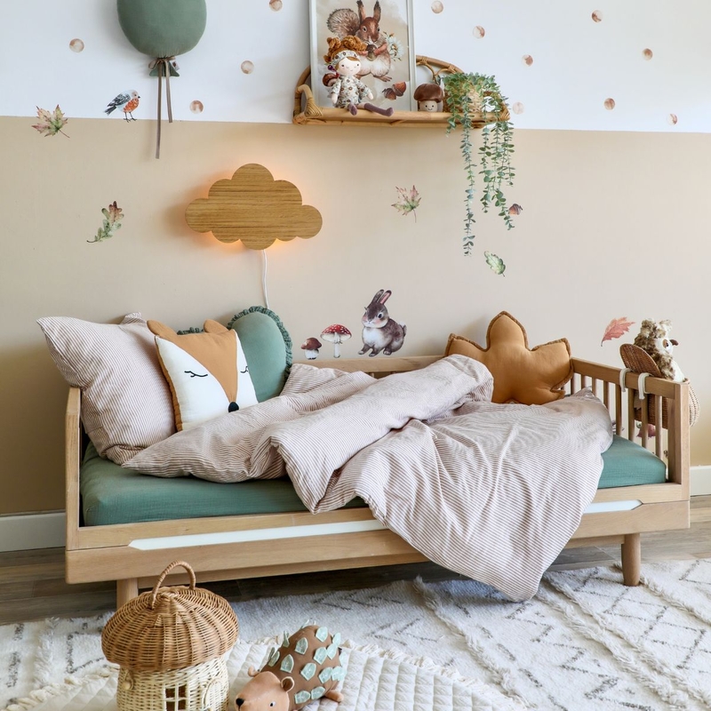 Kidsroom Nature Colours With Forest Decor