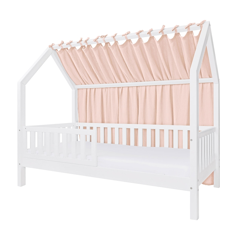 House Bed Canopy Powder Pink 155cm