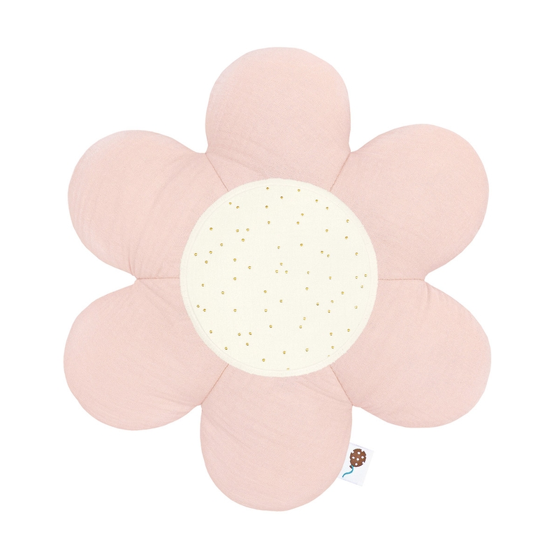 Cushion &#039;Flower&#039; Powder Pink/Cream 30cm