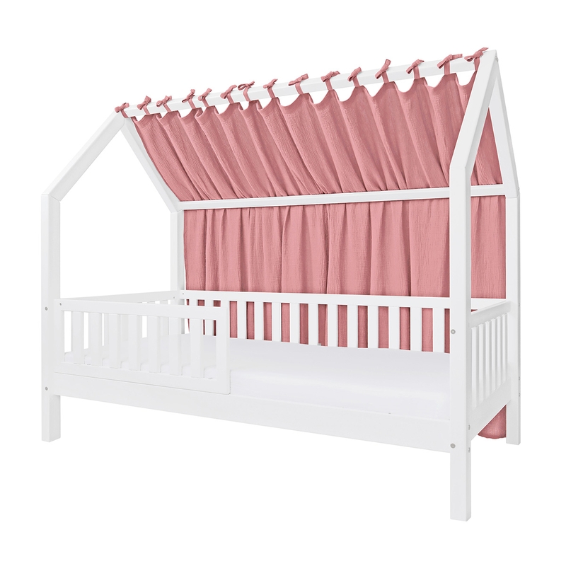 Organic House Bed Canopy Dusty Rose 155cm