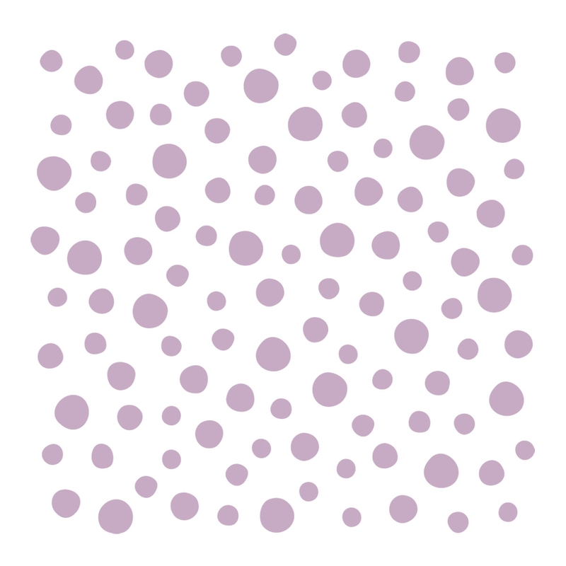 Kidsroom Wall Stickers &#039;Mini Dots&#039; Purple 142 pcs