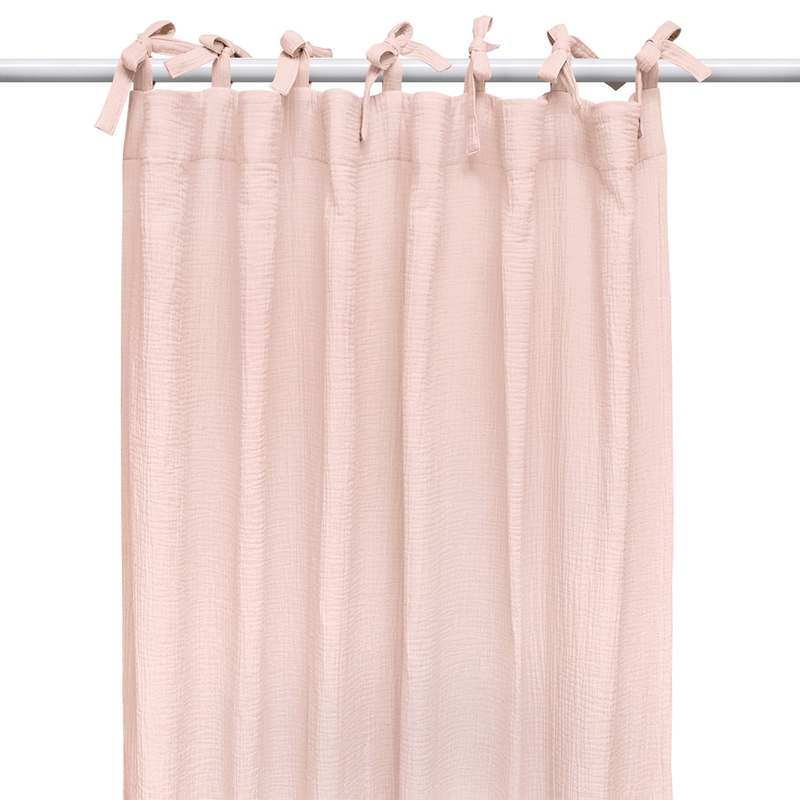 Curtain Muslin Powder Pink 240cm