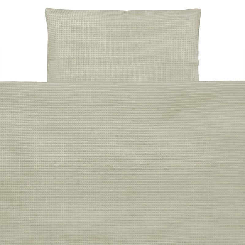 Bedding Waffle Piqué Light Green 100x135cm