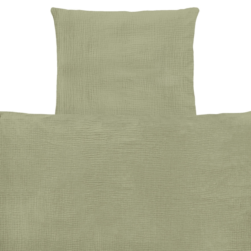 Organic Bedding Muslin Light Green 135x200cm